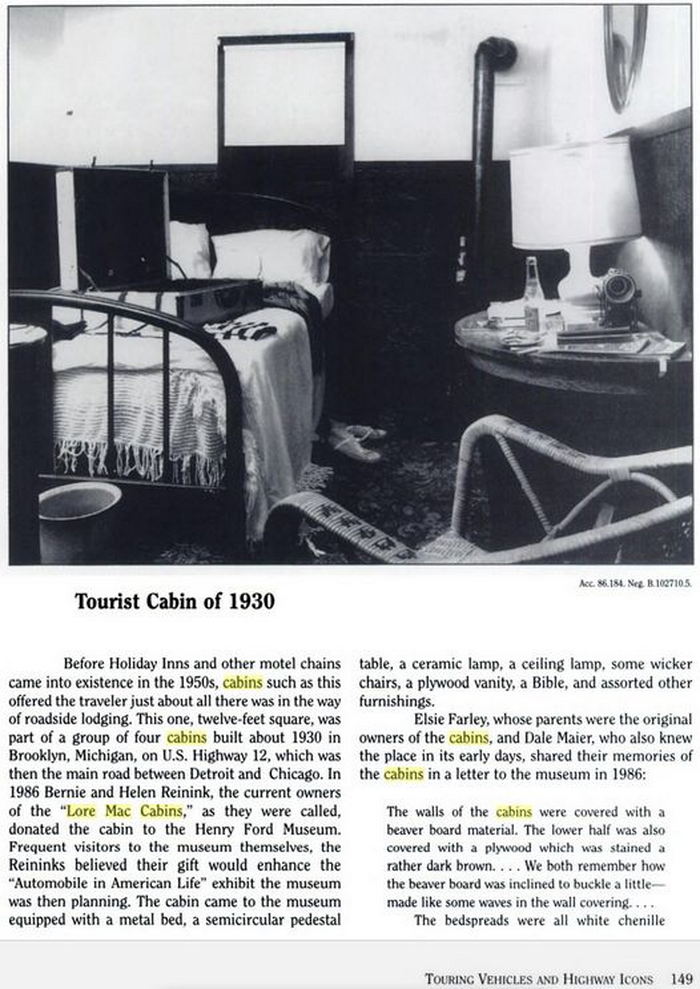 Lore Mac Cabins - Excerpt From Henrys Attic By Ford Bryan (newer photo)